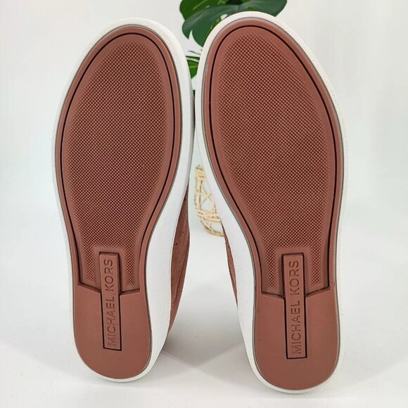 Michael Kors Women's Pink Microsuede Sneakers Shoes Size 7M US - Picture 7 of 12